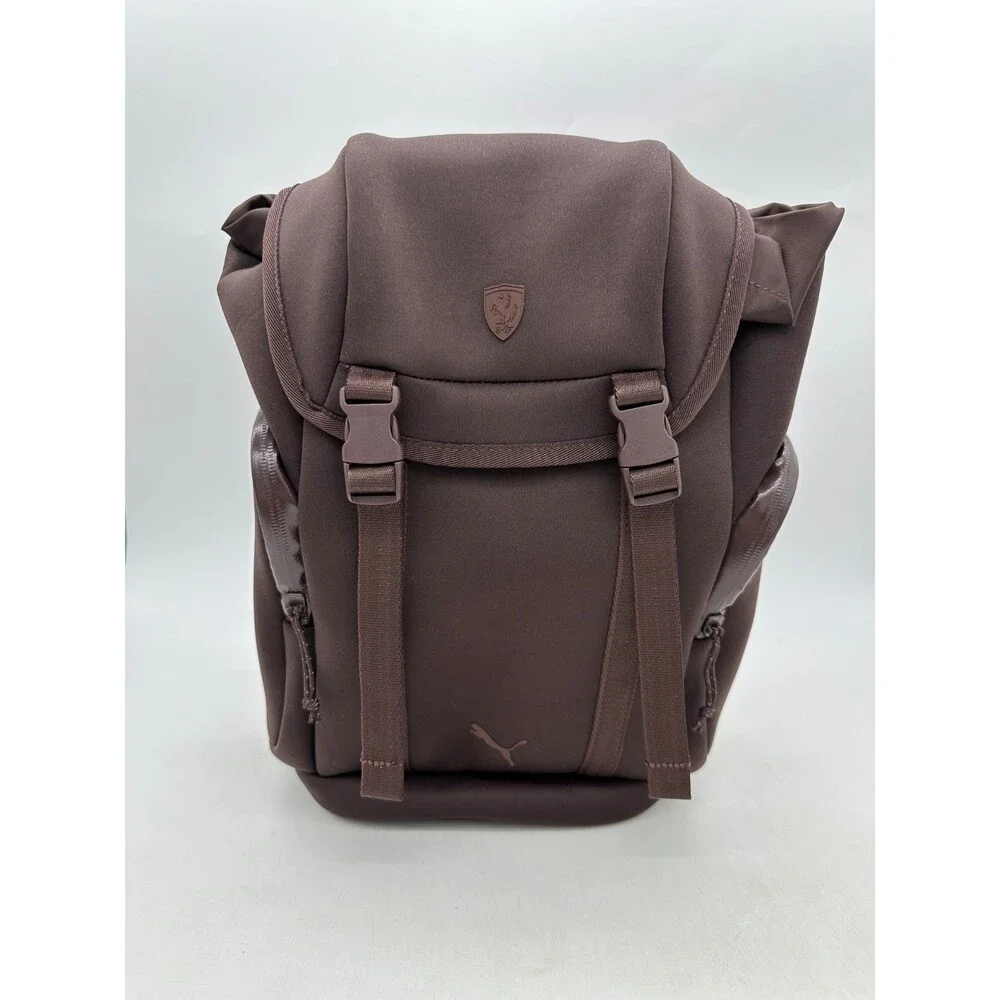 Puma Scuderia Ferrari Chocolate Brown 15L Neoprene Backpack NWT 092243 02
